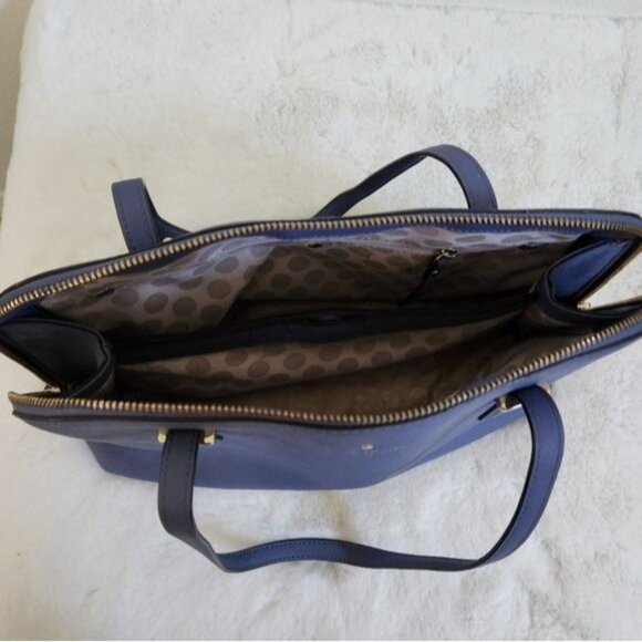 Kate Spade NY Women's Periwinkle Inner Pockets Bottom Studded Tote Bag P… - Picture 9 of 15